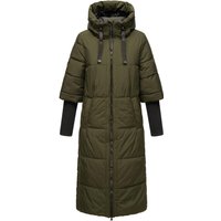 Navahoo Steppmantel "Ciao Miau XIV", Langer Wintermantel mit Rippstrickärmel Navahoo Steppmantel "Ciao Miau XIV", Langer Wintermantel mit Rippstrickärmel von Navahoo