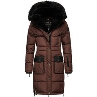 Navahoo Steppmantel "Sinja", stylischer Winter Parka mit edlem Fellimitat von Navahoo