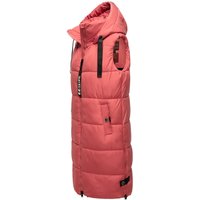 Navahoo Steppweste "Schnuffelchen" 1 Stk. tlg. warme Damen Outdoor-Weste lang mit Kapuze von Navahoo