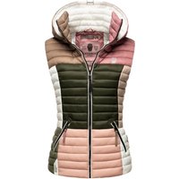 Navahoo Steppweste "Shadaa Multikulti", Ärmellose Damen Weste im Colourblocking-Stil und Kapuze Navahoo Steppweste "Shadaa Multikulti", Ärmellose Damen Weste im Colourblocking-Stil und Kapuze von Navahoo