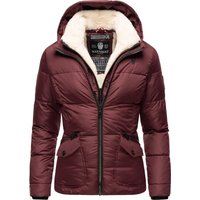 Navahoo Winterjacke "Megan", mit Kapuze, stylische Damen Steppjacke mit Teddyfutter von Navahoo