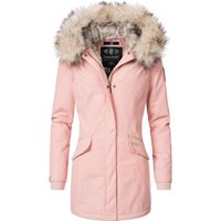 Navahoo Wintermantel "Cristal", stylischer Damen Winterparka mit Kunstfell-Kapuze von Navahoo