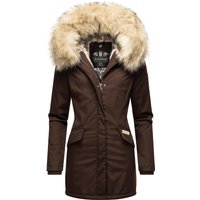 Navahoo Wintermantel "Cristal", stylischer Damen Winterparka mit Kunstfell-Kapuze von Navahoo