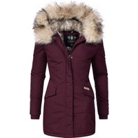 Navahoo Wintermantel "Cristal", stylischer Damen Winterparka mit Kunstfell-Kapuze von Navahoo