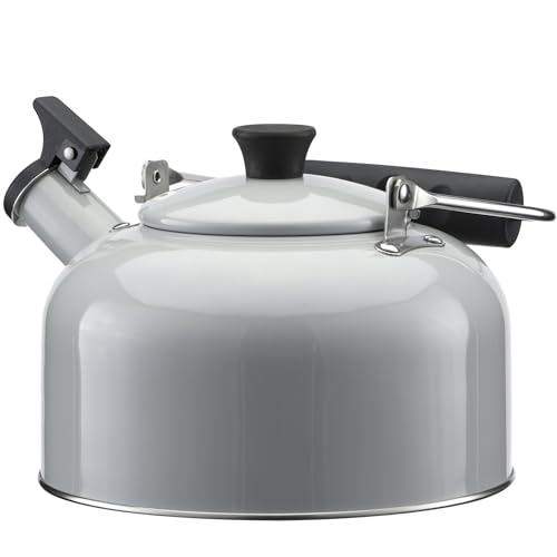 Classic Whistling Tea kettle, 2.8L, grey von Navaris