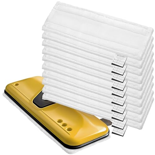 Navaris Dampfreiniger Ersatzbezug 10er Set - Microfaser-Tuchset - Kompatibel mit Kärcher EasyFix SC 2 SC 3 SC 4 SC 5 Serie - Ersatz Mikrofaser Wischpads - Bodentücher von Navaris