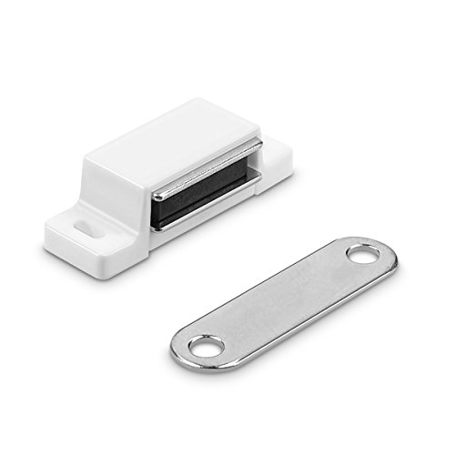 Navaris 10x Türmagnet Magnetschnäpper stark - Tür Magnet Haltekraft 14kg - Magnetverschluss Schrank - Türmagnete Magnet Schranktür - Schrankmagnete Magnetschloss Magnetschnapper von Navaris