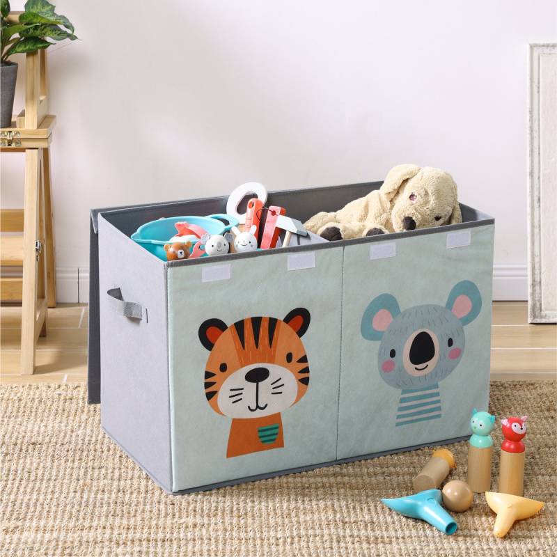 Navaris Aufbewahrungsbox Kinder Aufbewahrungsbox groß - Spielzeug Aufbewahrung - Box mit Deckel (1 St) von Navaris