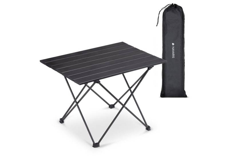 Navaris Campingtisch Camping Klapptisch ultraleicht - Alu Balkon Beistelltisch (1-St) von Navaris