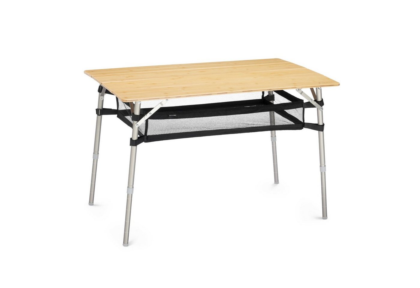Navaris Campingtisch Campingtisch Bambus faltbar - bis 30kg - höhenverstellbar (1-St) von Navaris