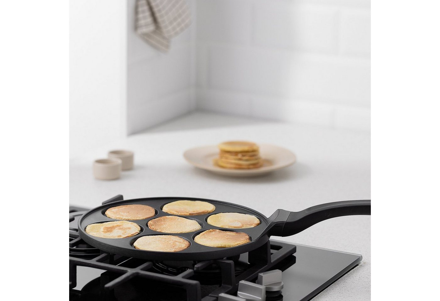 Navaris Crêpepfanne Augenpfanne Pancake Maker Blinipfanne - 27cm Pfanne, (1-tlg) von Navaris