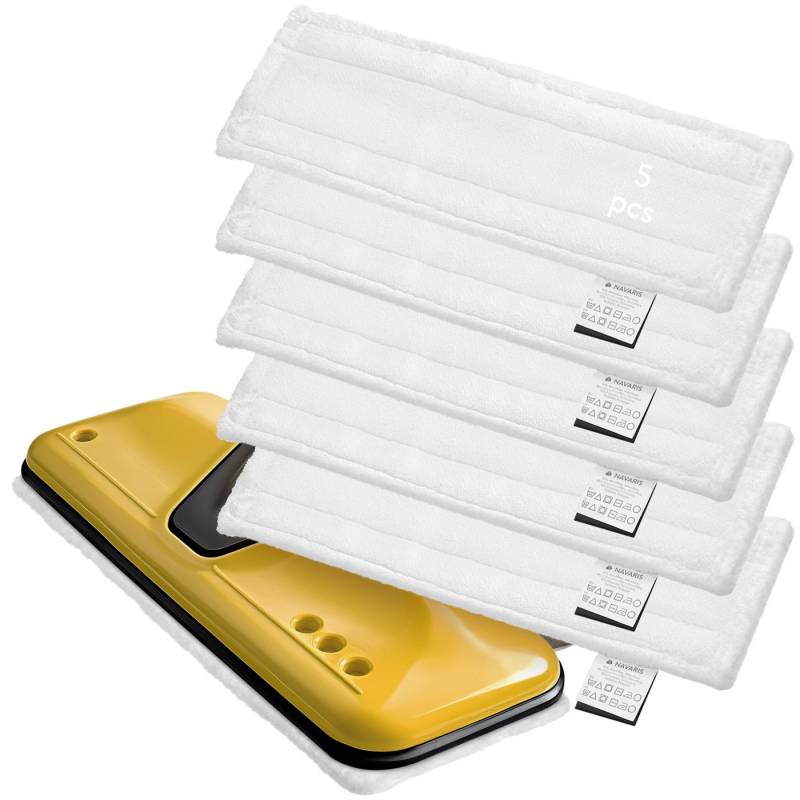 Navaris Dampfreiniger Dampfreiniger Ersatzbezug 5er Set - Microfaser-Tuchset - Kärcher Navaris Dampfreiniger Dampfreiniger Ersatzbezug 5er Set - Microfaser-Tuchset - Kärcher von Navaris