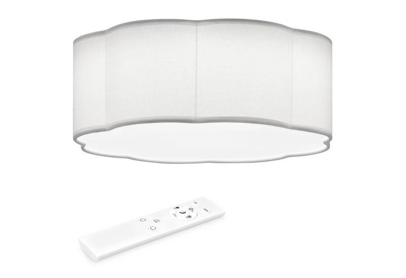 Navaris Deckenleuchten LED Deckenleuchte Blumenform 8 Blätter - dimmbar mit Fernbedienung von Navaris