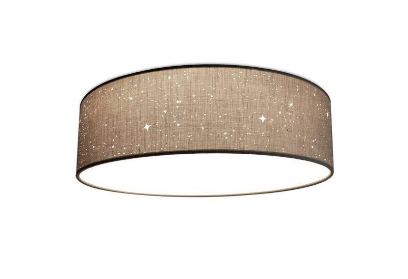 Navaris Deckenleuchten LED-Deckenlampe rund mit Sterneneffekt - 22W - 40x40cm von Navaris