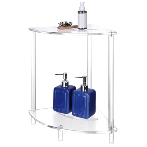 Navaris Duschhocker modern mit Stauraum aus Acryl - Duschstuhl - Antirutsch Badhocker für die Dusche - Badezimmer Ablage - Sitzbank Hocker Dusche - Badezimmerhocker Eckbank von Navaris
