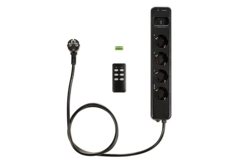 Navaris Funk Mehrfachsteckleiste mit Fernbedienung - 5 Steckplätze Steckdosenleiste von Navaris