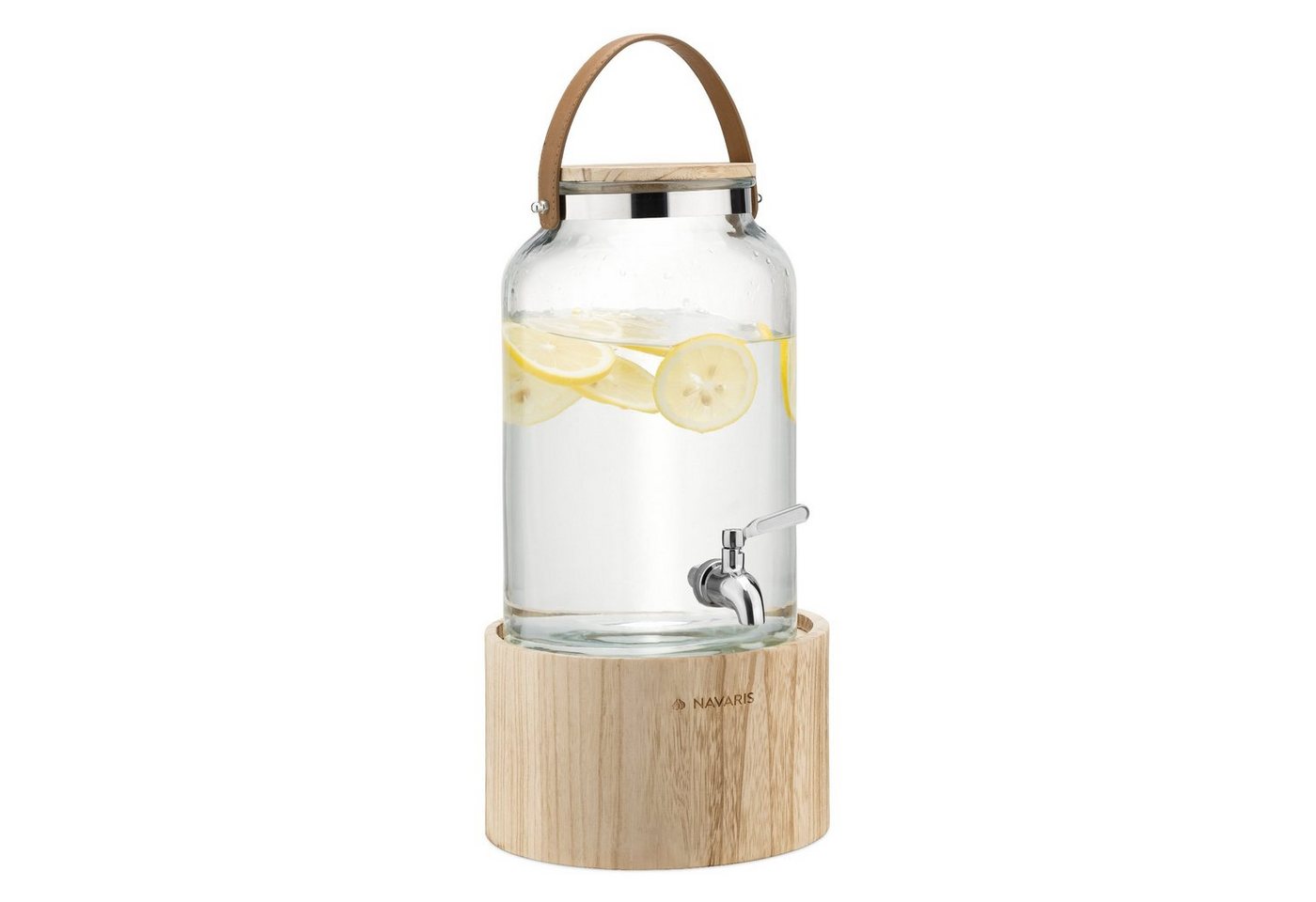 Navaris Getränkespender Getränkespender 5,6 Liter aus Glas Zapfhahn aus Edelstahl mit Ständer Navaris Getränkespender Getränkespender 5,6 Liter aus Glas Zapfhahn aus Edelstahl mit Ständer von Navaris