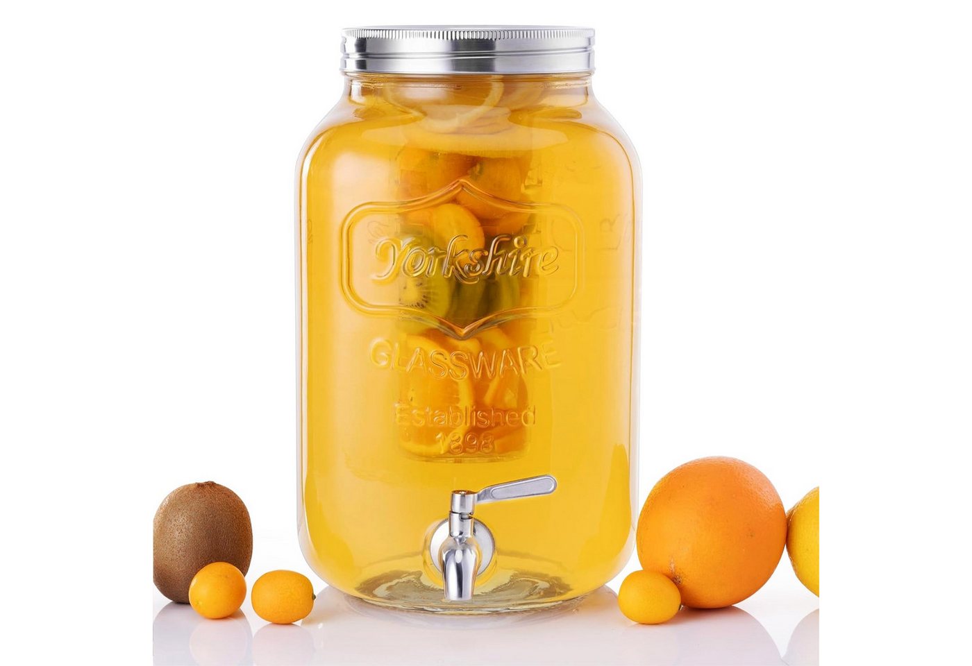 Navaris Getränkespender Getränkespender 8 Liter aus Glas - mit Zapfhahn und Deckel Navaris Getränkespender Getränkespender 8 Liter aus Glas - mit Zapfhahn und Deckel von Navaris