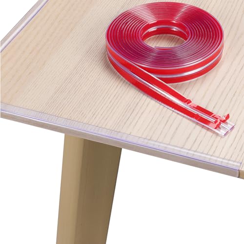 Navaris Kantenschutz für Babys und Kinder - Eckenschutz zur Kindersicherung - Selbstklebend - 6 Meter - Silikon von Navaris