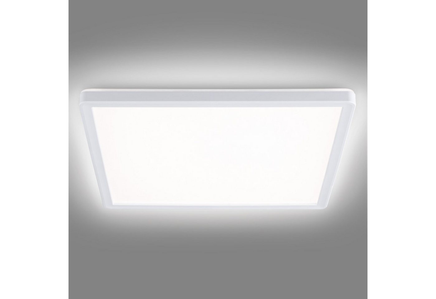 Navaris Deckenleuchte LED Deckenlampe mit zusätzlicher Hintergrundbeleuchtung - 18 Watt - von Navaris