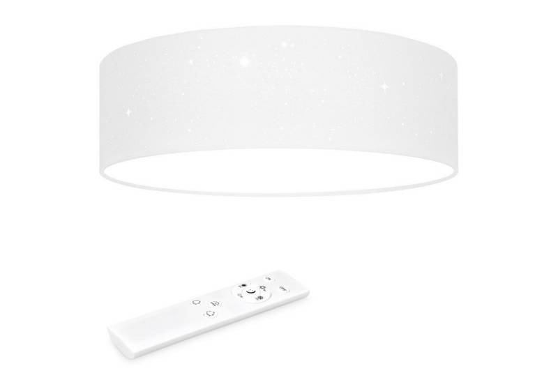 Navaris Deckenleuchten LED Deckenleuchte rund mit Sterneneffekt - dimmbar mit Fernbedienung von Navaris