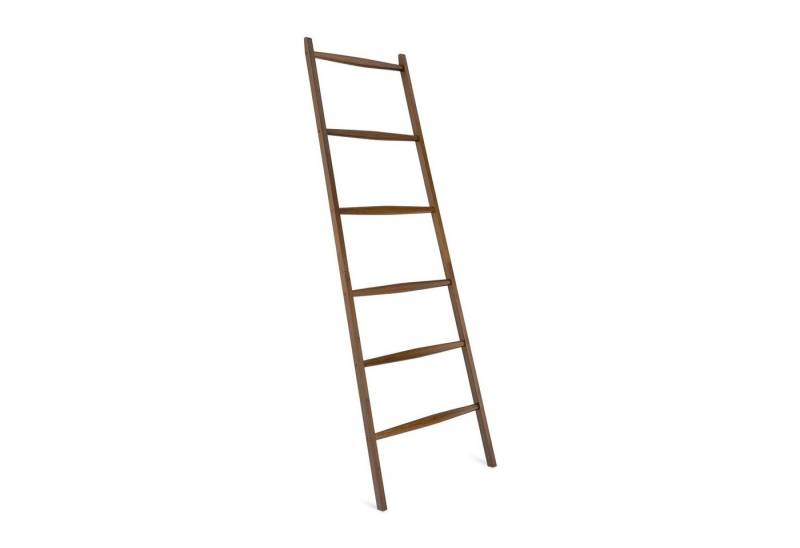 Navaris Leiterregal Handtuchleiter aus Bambus - Dunkelbraun, 1-tlg. von Navaris