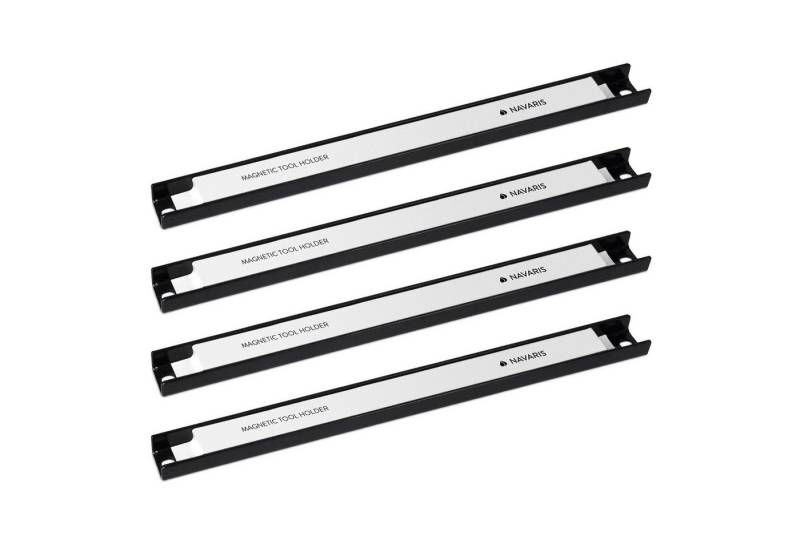 Navaris Lochwand 4x Magnetische Werkzeughalter Leiste - 30 cm - Werkstatt, (1-tlg) von Navaris