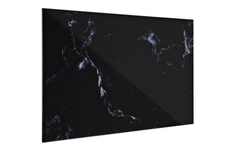 Navaris Magnettafel Magnettafel aus Glas - Memoboard 60x40cm - Marmor Design von Navaris