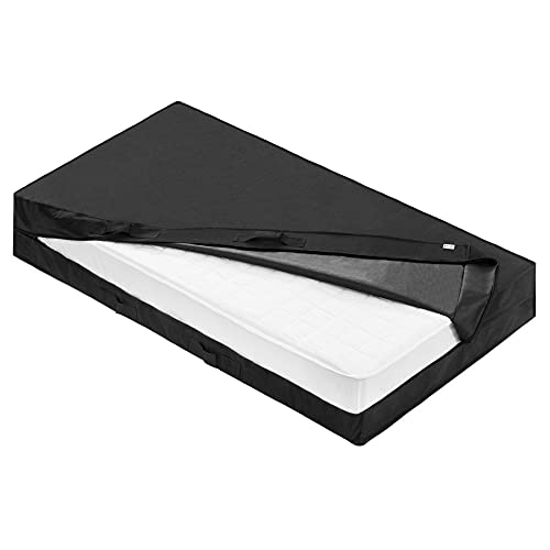 Navaris Matratzenhülle Matratzenschutz Hülle für Matratzen - 90x200x25cm Aufbewahrungstasche Schutz vor Staub Schimmel - robust und atmungsaktiv von Navaris