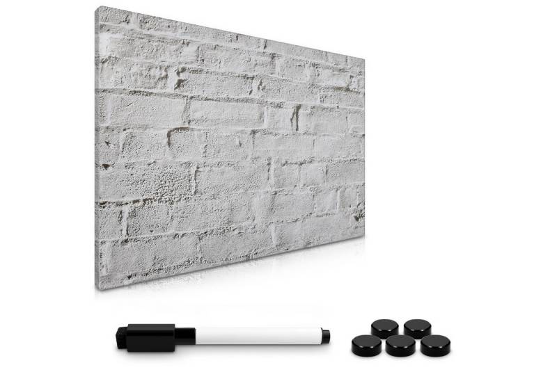 Navaris Magnettafel Magnetpinnwand Memoboard - 60x40 cm abwaschbar mit Halterung, (1-tlg) von Navaris