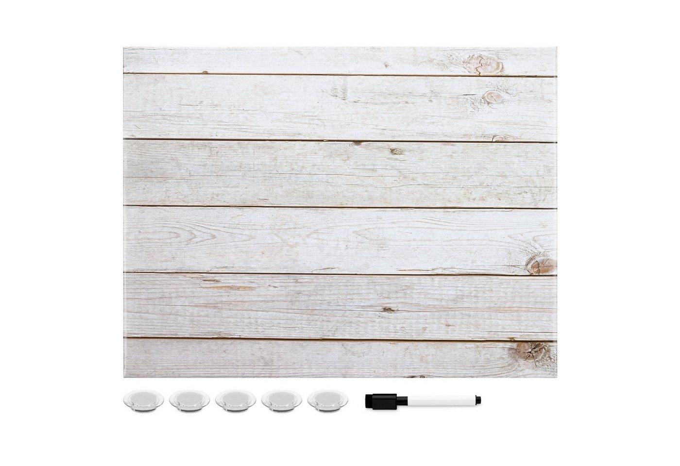 Navaris Memoboard Magnettafel Magnetpinnwand Memoboard zum Beschriften - 33x43cm Tafel, (1-tlg) von Navaris