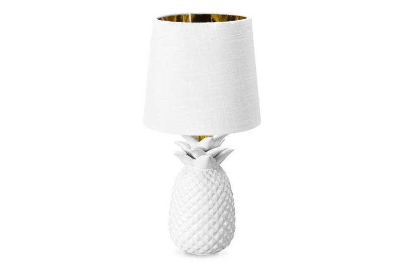 Navaris Nachttischlampe Tischlampe Ananas Design - 35cm hoch - Dekolampe mit E14 Gewinde von Navaris