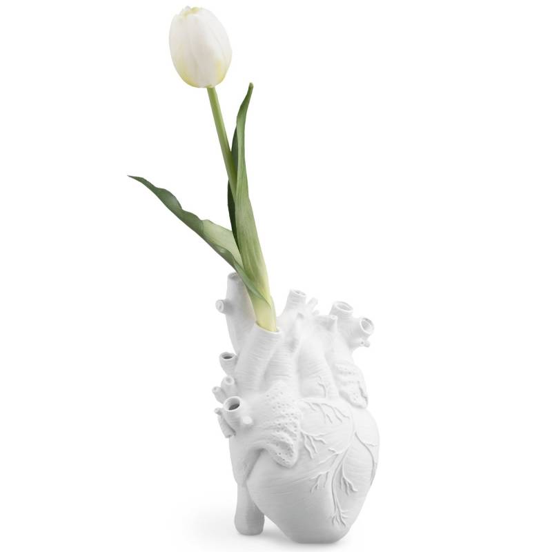 Navaris Dekovase Herz Vase anatomisch - Anatomie Deko Vase aus Kunstharz (1 St) von Navaris