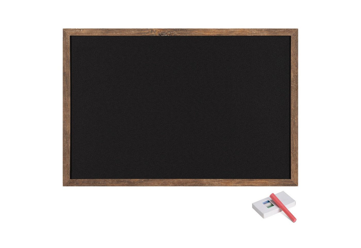 Navaris Wandtafel Kreidetafel mit Holzrahmen - Abwischbares Memoboard, (1-tlg) von Navaris