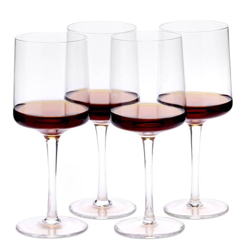 Navaris Weinglas transparente Weingläser 4er-Set - Weingläser mit Stiel - Stilvoll, Glas von Navaris