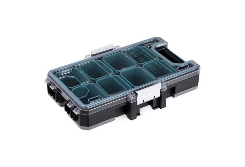 Navaris Werkzeugbox Sortierkasten wasserdicht - 22,7x38,5x8cm - herausnehmbare Fächer (1 St) von Navaris