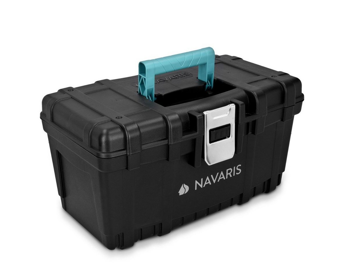 Navaris Werkzeugkoffer Werkzeugkasten 16 leer - 40,6 x 23,8 x 22cm - 19 Liter, 1 Schließe (1 St)" von Navaris