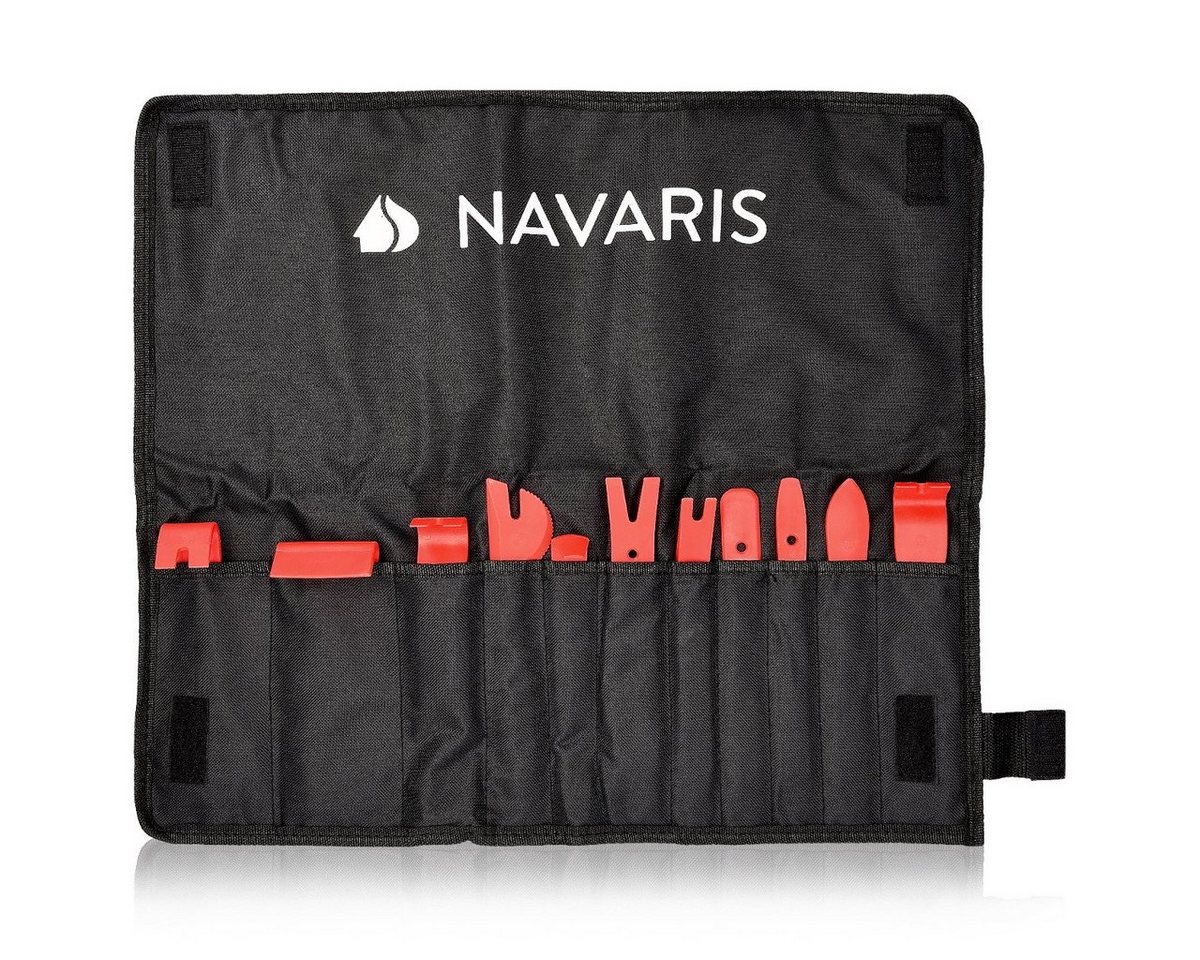 Navaris Demontagewerkzeug 11x Universal Zierleistenkeile - Auto Innenverkleidung Set, B: 19,00 cm, L: 32,50 cm, (1-tlg) von Navaris