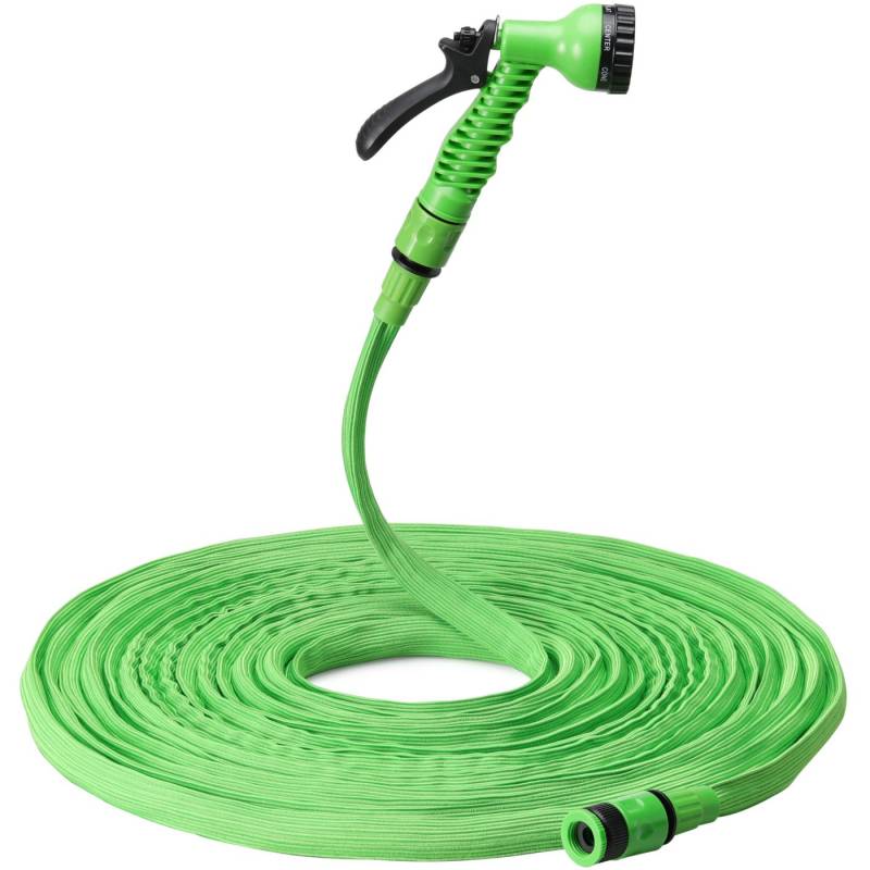 Navaris Gartenschlauch Flexibler Gartenschlauch 15-30m - 7 Funktionen Brause - Schlauch, (2 St) von Navaris
