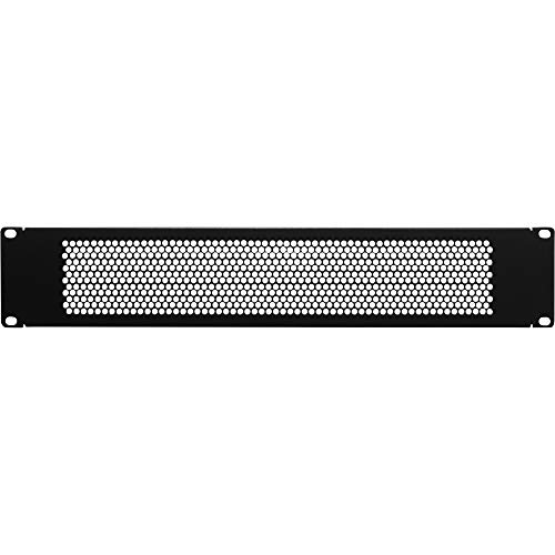 Rybozen navepoint 1U blanko Rack Mount Panel Spacer mit für Lüftungen 19 Server Netzwerk Rack Gehäuse oder Schrank schwarz 2U von NavePoint