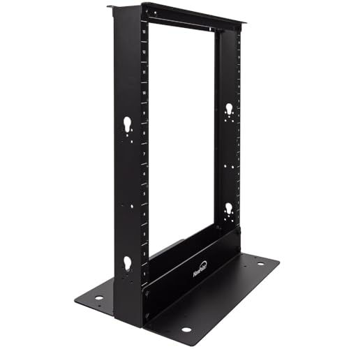 navepoint 13U 2 Post Open Frame Server Networking Rack Gewindeloch Kabel Management BLK von NavePoint