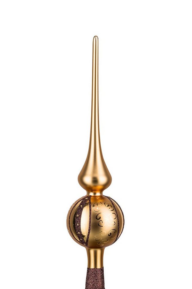 Navidacio Christbaumschmuck Weihnachtsbaumspitze Groß 35cm in "Goldener Traum Spezial" von Navidacio