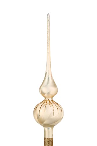 Navidacio Weihnachtsbaumspitze | Groß 35cm in Ice Champagner Gold Regen Baumspitze Spitze Tannenbaumspitze Christbaumspitze Weihnachtsbaum Christbaum Tannenbaum Christmas Tree Top Navidacio Weihnachtsbaumspitze | Groß 35cm in Ice Champagner Gold Regen Baumspitze Spitze Tannenbaumspitze Christbaumspitze Weihnachtsbaum Christbaum Tannenbaum Christmas Tree Top von Navidacio