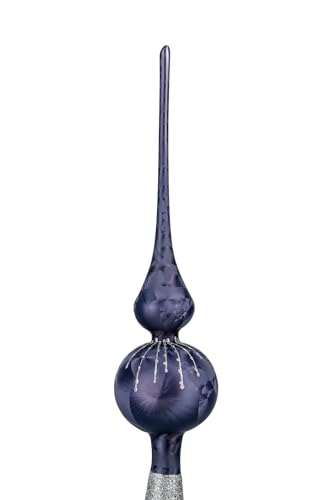 Navidacio Weihnachtsbaumspitze | Groß 35cm in 'Ice Graphit Silber Regen' - Baumspitze Spitze Tannenbaumspitze Christbaumspitze Weihnachtsbaum Christbaum Tannenbaum Christmas Tree Top Navidacio Weihnachtsbaumspitze | Groß 35cm in 'Ice Graphit Silber Regen' - Baumspitze Spitze Tannenbaumspitze Christbaumspitze Weihnachtsbaum Christbaum Tannenbaum Christmas Tree Top von Navidacio