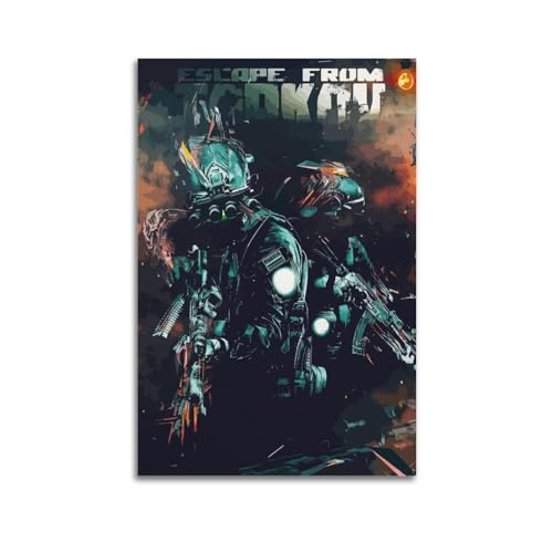 Escape from Tarkov Spiel-Poster, dekoratives Gemälde, Leinwand-Wandposter und Kunstdruck, modernes Familienschlafzimmer-Dekor-Poster, 40 x 60 cm von Naviga