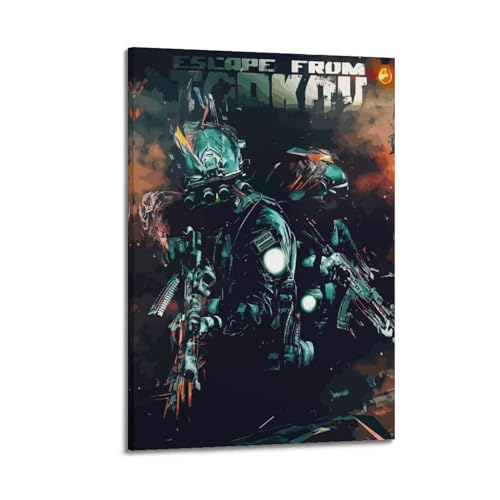 Escape from Tarkov Spiel-Poster, dekoratives Gemälde, Leinwand-Wandposter und Kunstdruck, modernes Familienschlafzimmer-Dekor-Poster, 40 x 60 cm von Naviga