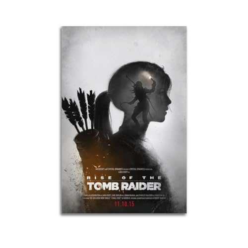 Game Tomb Raider Charakter-Poster, dekoratives Gemälde, Leinwand-Wandposter und Kunstdruck, modernes Familienschlafzimmer-Dekor-Poster, 40 x 60 cm von Naviga