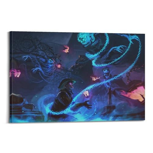 Magic The Gathering Game Charakter-Poster, dekoratives Gemälde, Leinwand, Wandposter und Kunstdruck, modernes Familienschlafzimmer-Dekor-Poster, 40 x 60 cm von Naviga