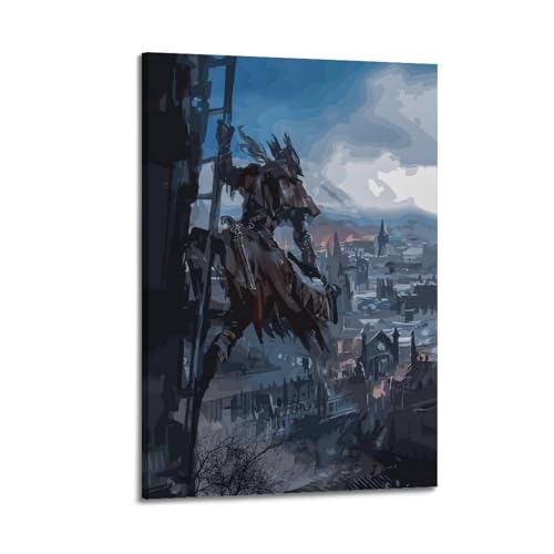 Poster mit Spielcharakter, Bloodborne, dekoratives Gemälde, Leinwand, Wandposter und Kunstdruck, modernes Familienschlafzimmer-Dekor-Poster, 40 x 60 cm Poster mit Spielcharakter, Bloodborne, dekoratives Gemälde, Leinwand, Wandposter und Kunstdruck, modernes Familienschlafzimmer-Dekor-Poster, 40 x 60 cm von Naviga