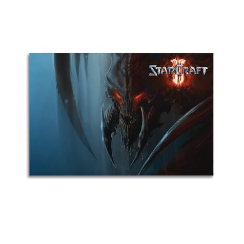 Starcraft Videospiel-Poster, dekoratives Gemälde, Leinwand-Wandposter und Kunstdruck, modernes Familienschlafzimmer-Dekor-Poster, 40 x 60 cm von Naviga